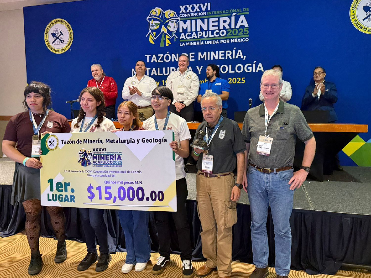 Primer lugar en el Tazón de Minería, Metalurgia y Geología 2025